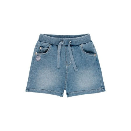 SHORT IN FELPA DENIM PER BIMBO - BOBOLI