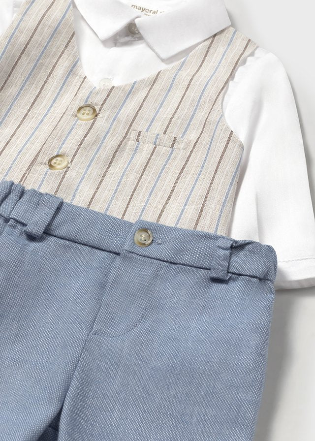 COMPLETO ELEGANTE CON GILET  - Mayoral Newborn