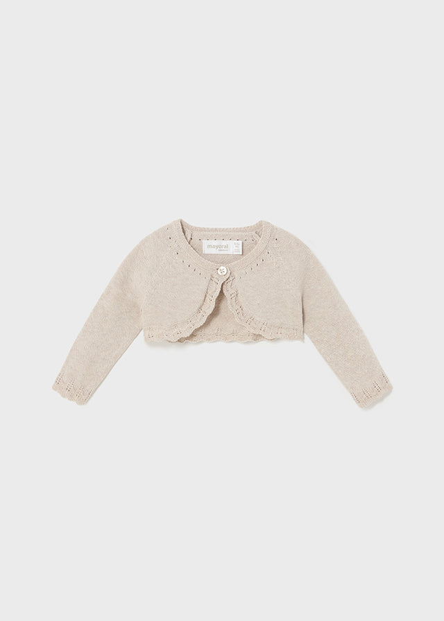 GARDIGAN IN MAGLIA BEIGE - Mayoral Newborn