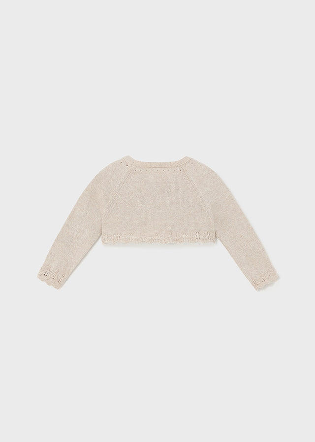 GARDIGAN IN MAGLIA BEIGE - Mayoral Newborn
