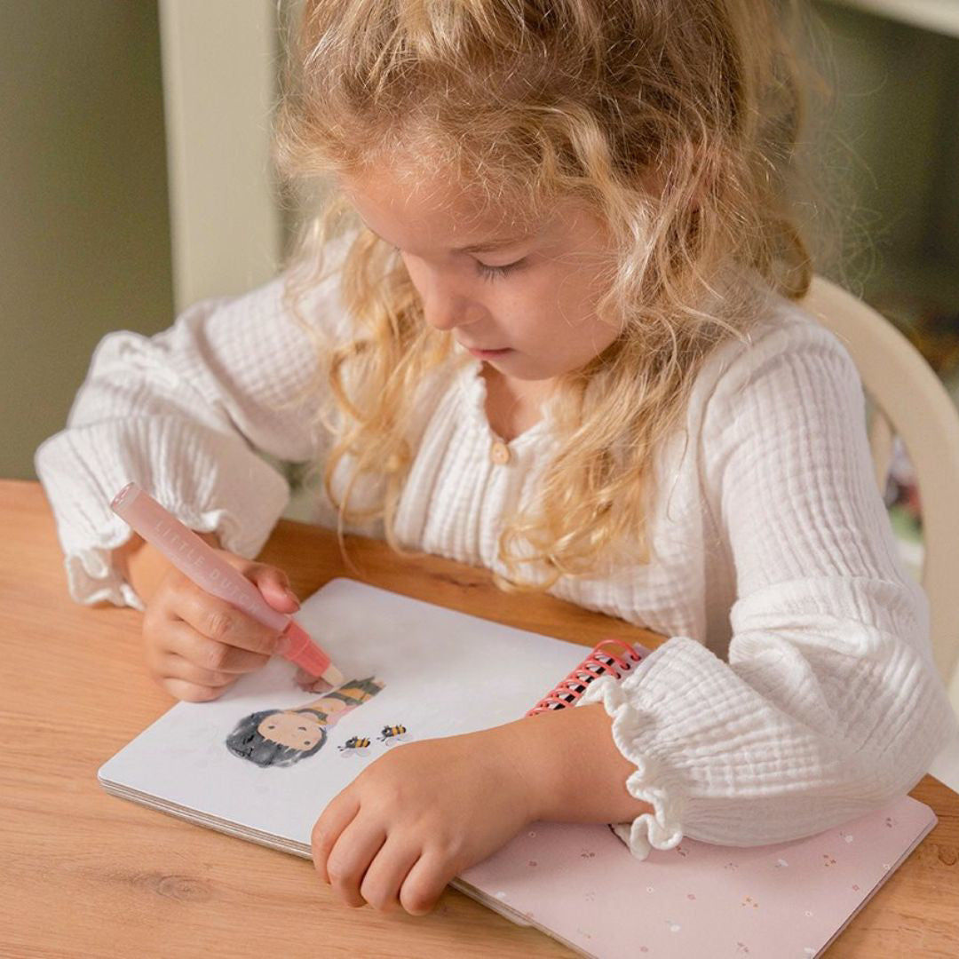 Libro magico da colorare Rose - Little Dutch