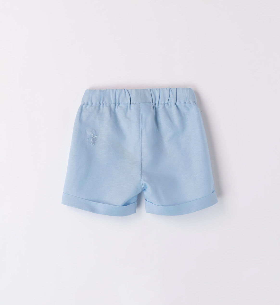 Pantaloni corti in lino celesti - iDO