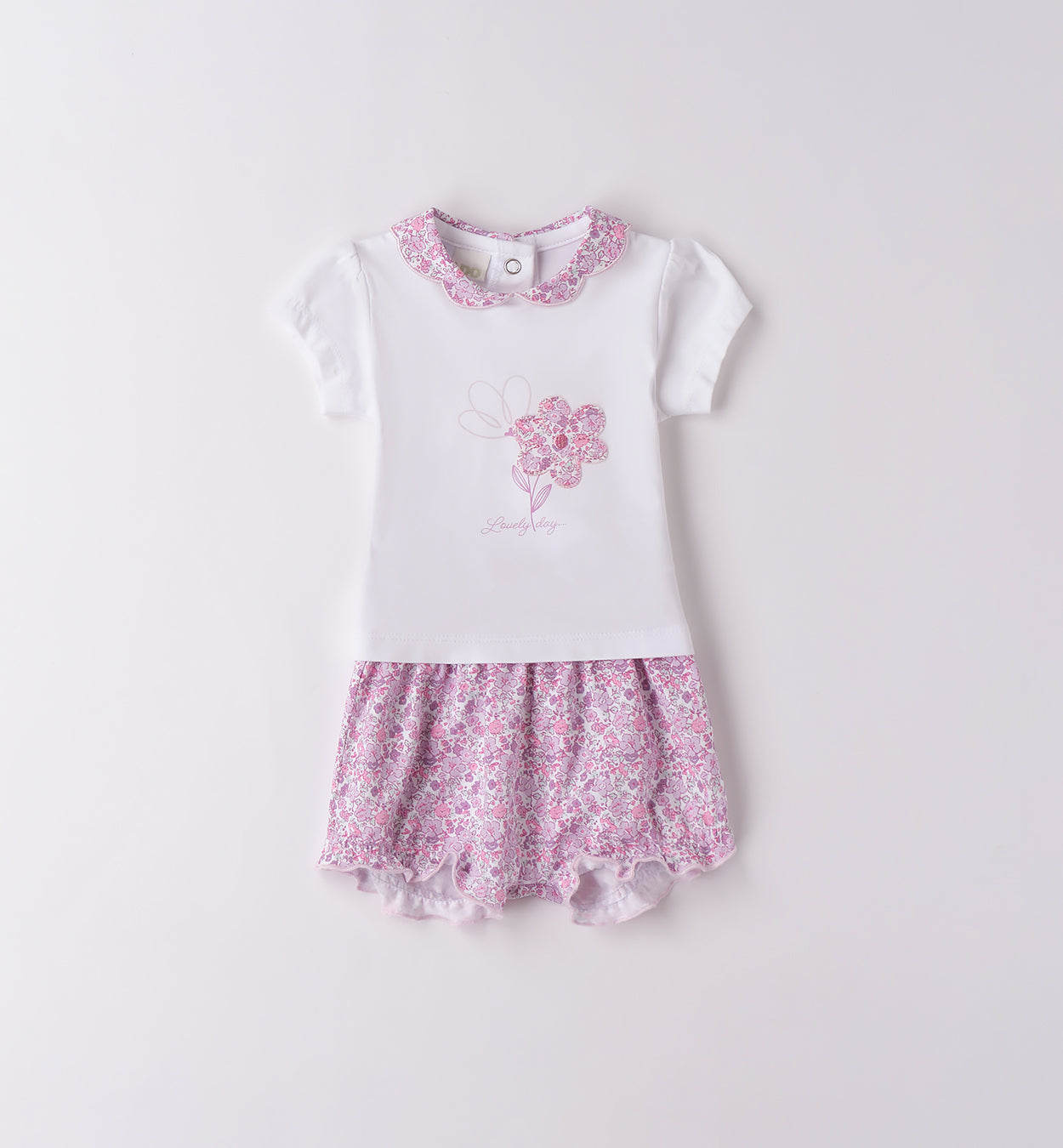 TUTINA DUE PEZZI CON PIEDE NEONATA - iDO