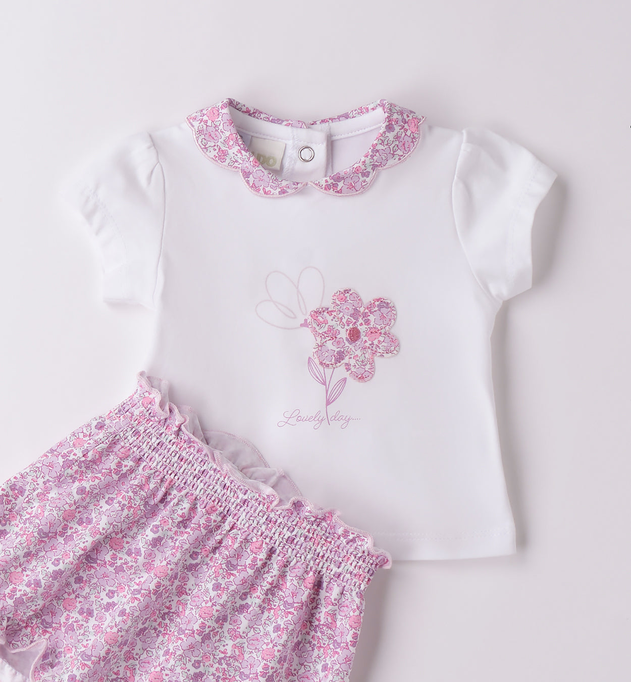TUTINA DUE PEZZI CON PIEDE NEONATA - iDO