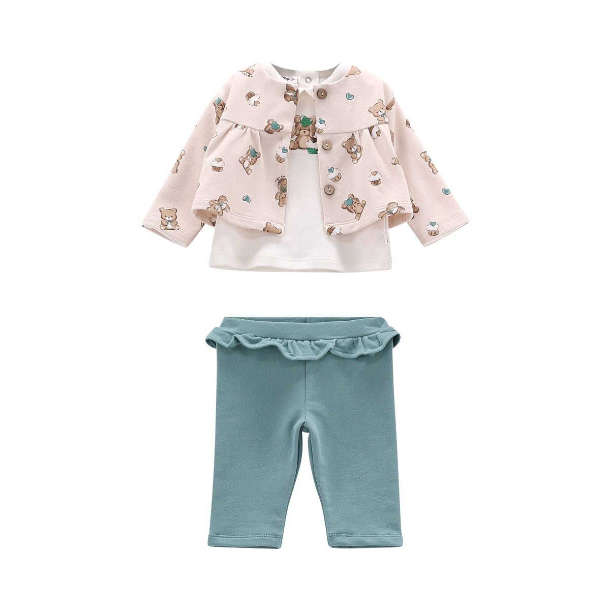 COMPLETO FELPA STRETCH INVERNALE E INTERLOCK NEONA