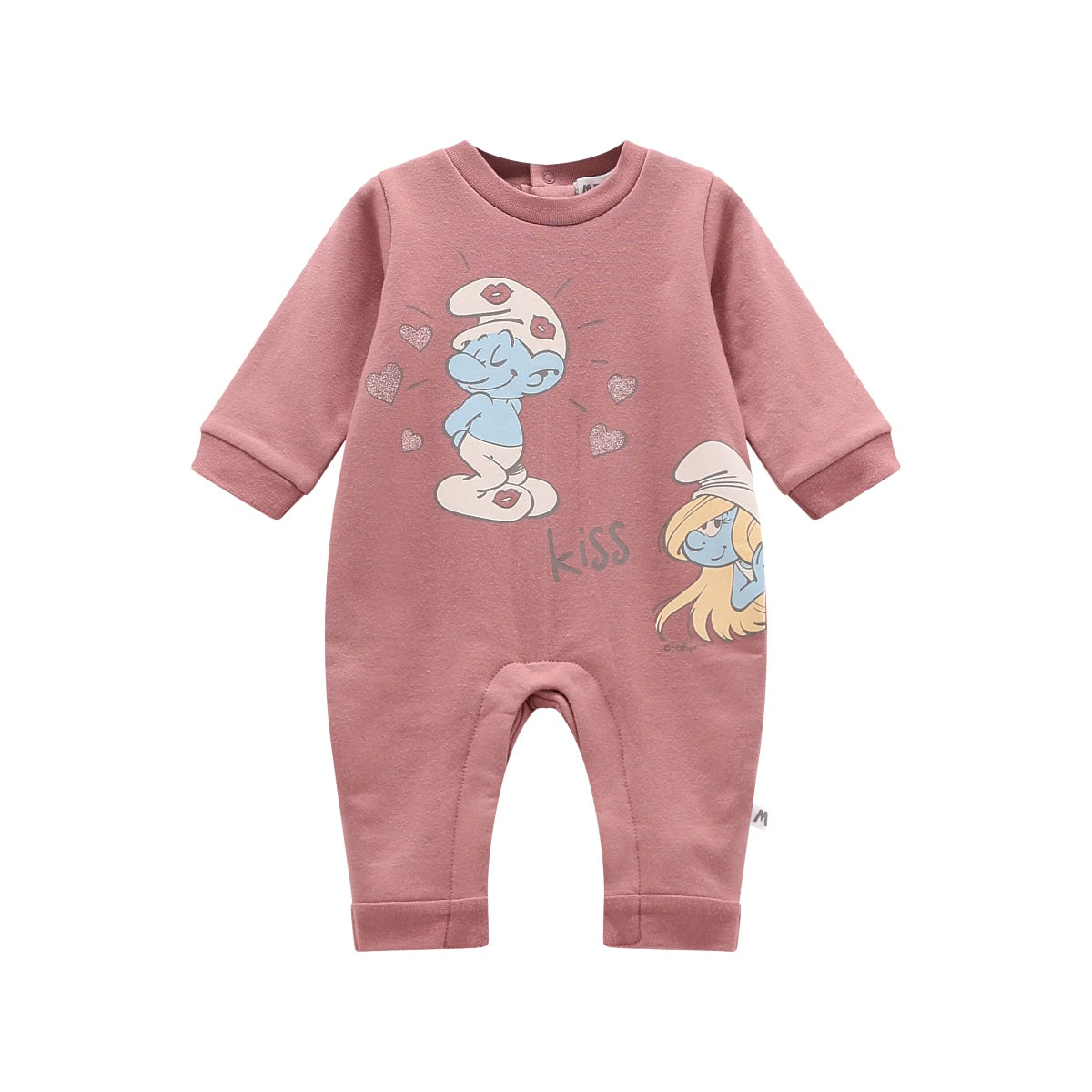 TUTINA S/PIEDE FELPA STR.INVERNALE NEONATA