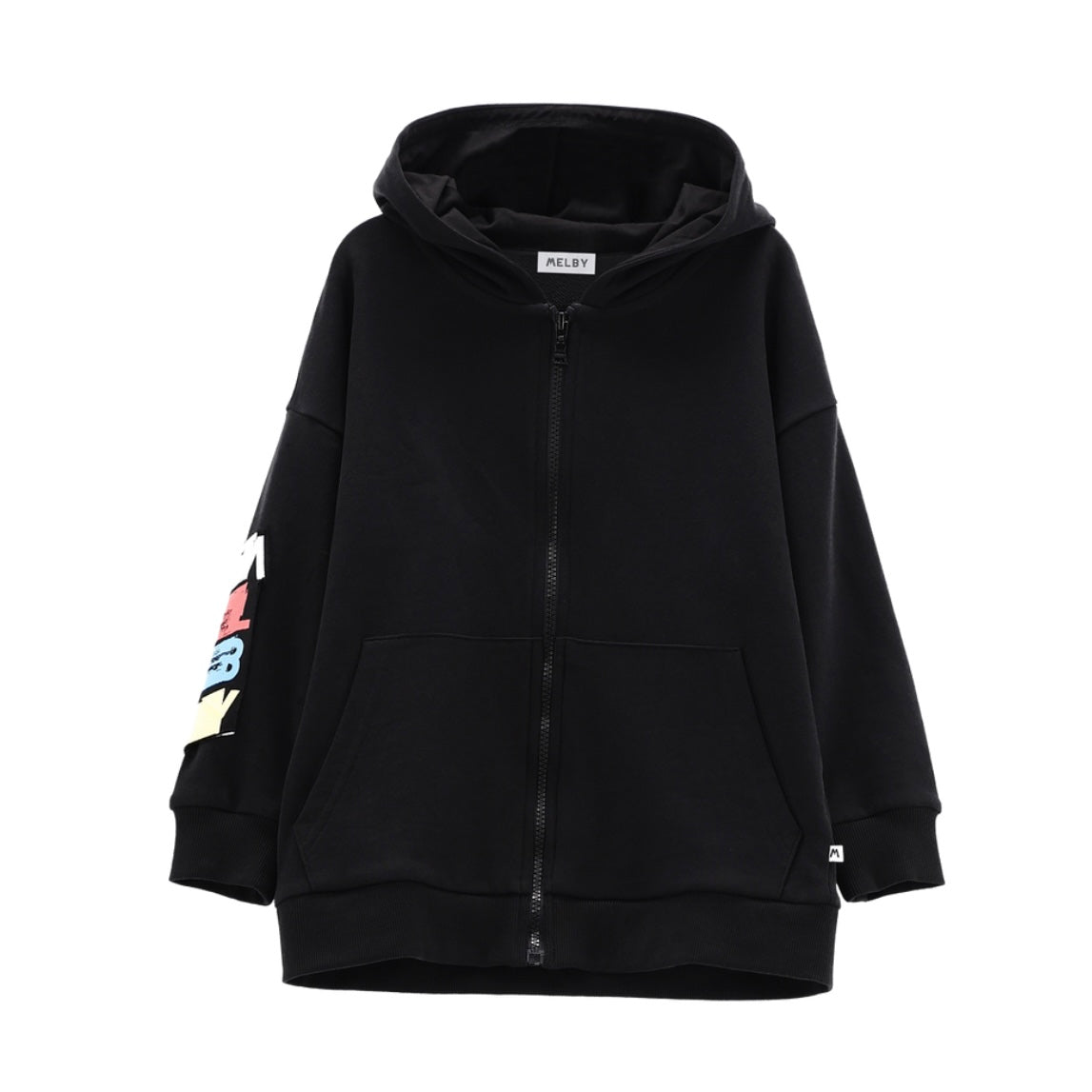 FELPA CON CAPPUCCIO E ZIP RAGAZZO