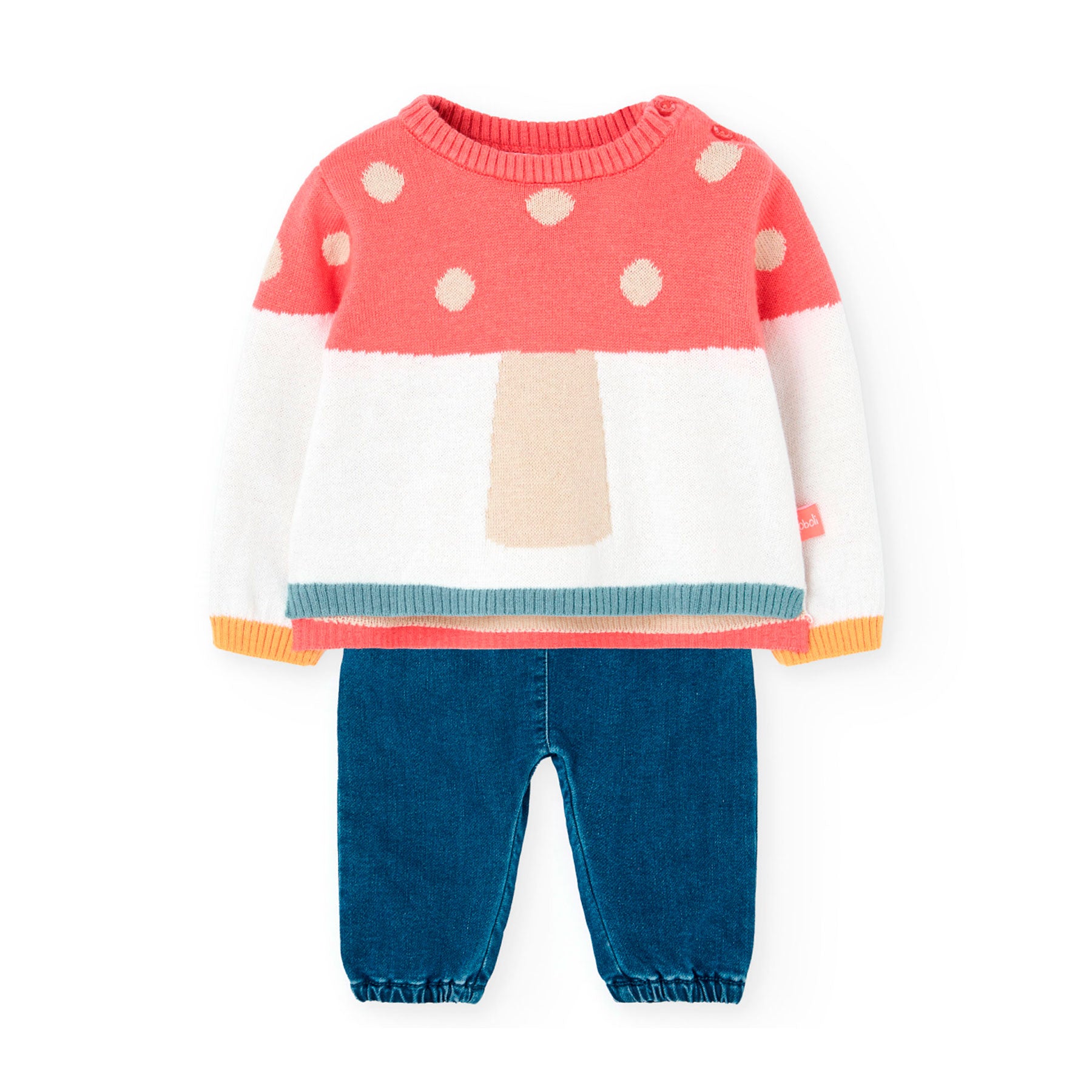 Completo maglioncino e pantalone neonata - BCI