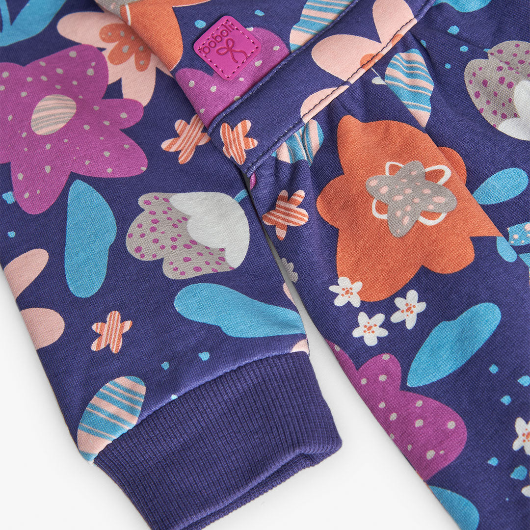 Vestito di felpa fiori per bimba -BCI