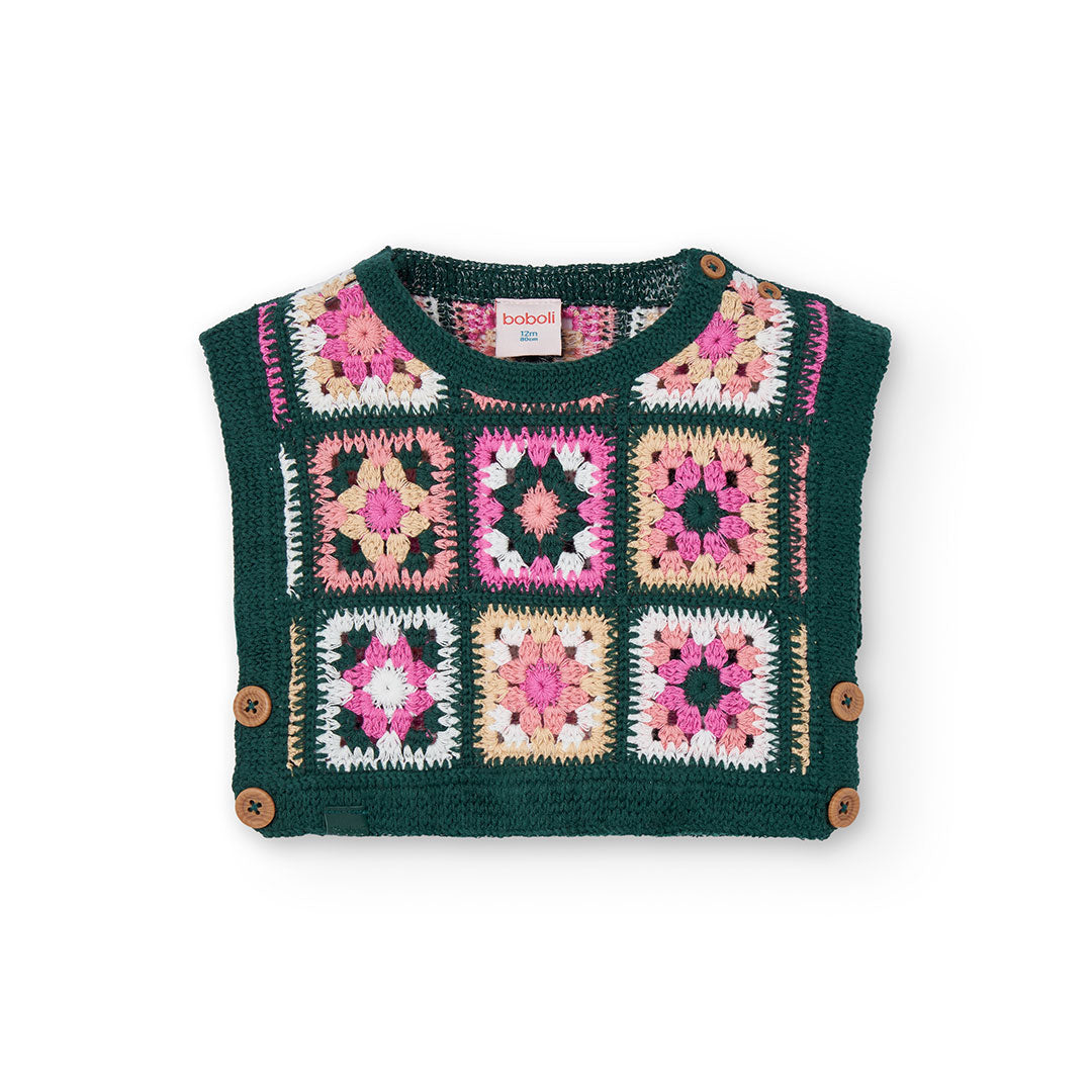 Gilet maglia per bimba -BCI