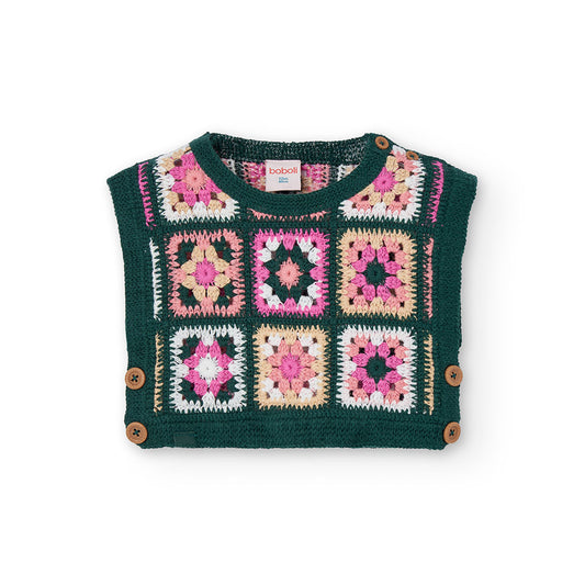Gilet maglia per bimba -BCI
