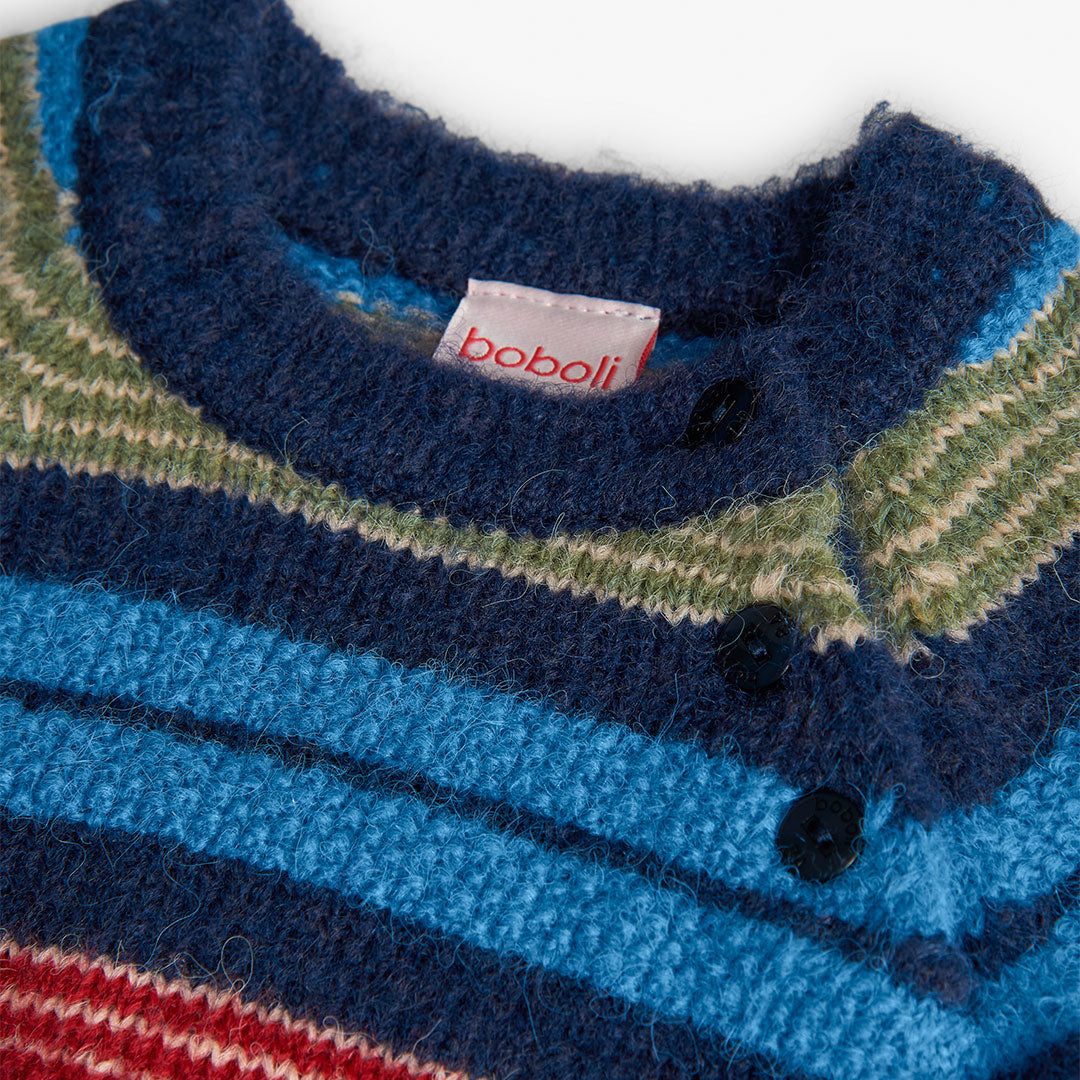 Maglione maglieria a righe per bimbo