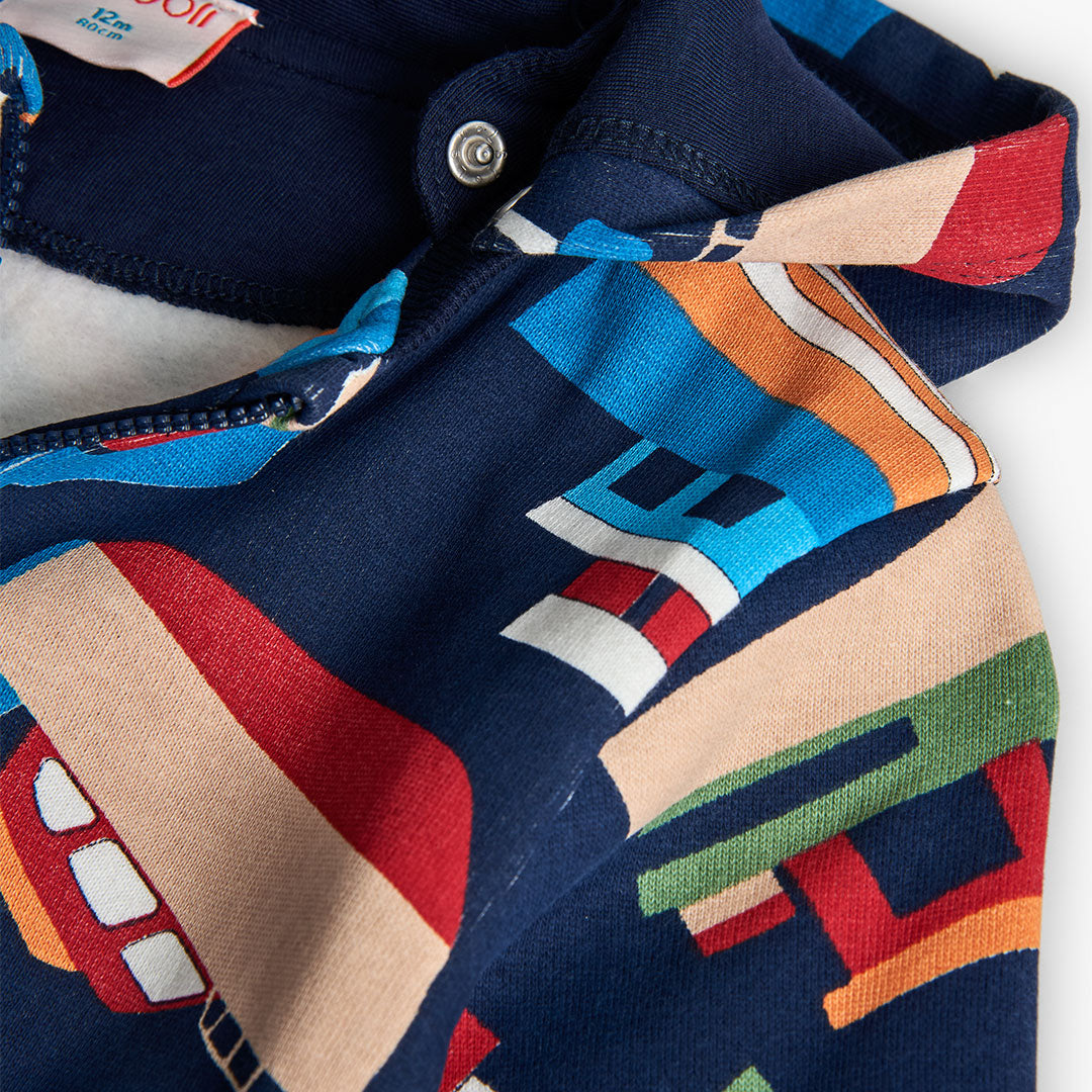 Giacca felpata stampato per neonati -BCI