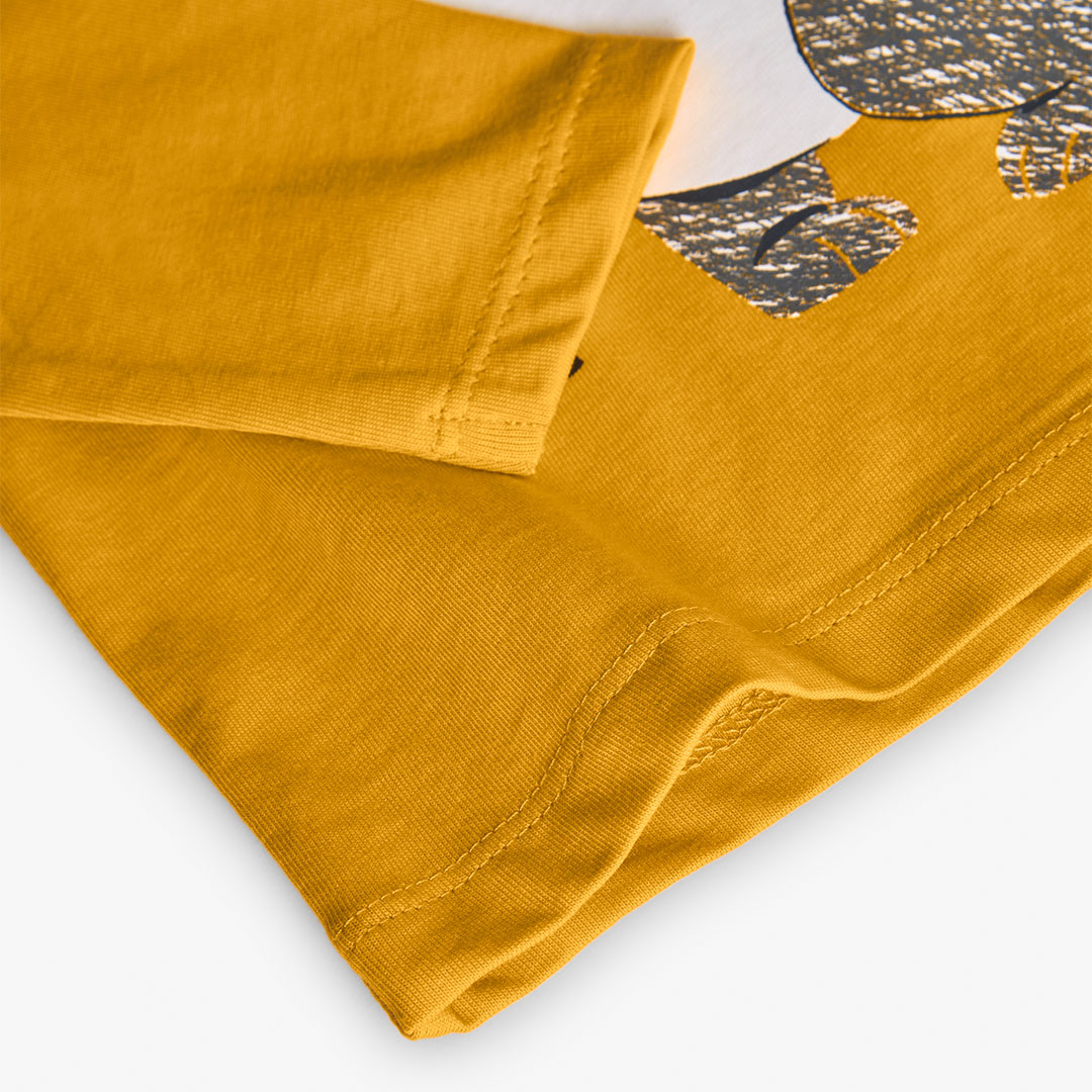Maglietta gialla jersey basic - BCI
