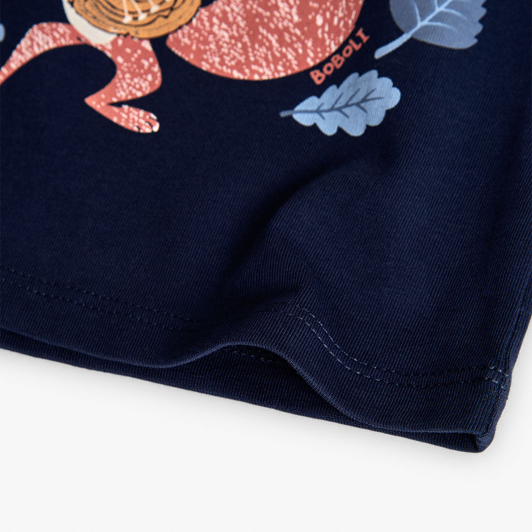 Maglietta blu jersey basic - BCI