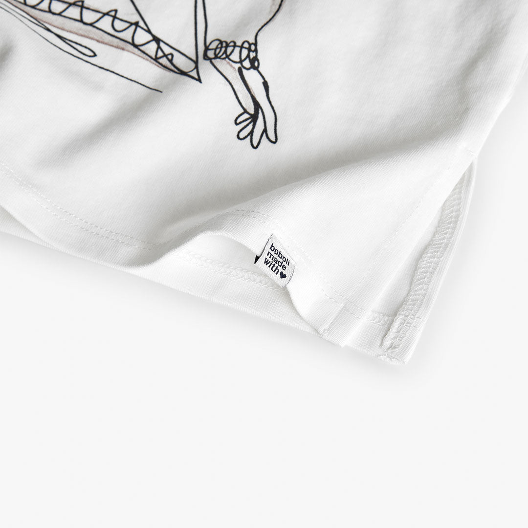 Maglietta jersey elastico per ragazza -BCI