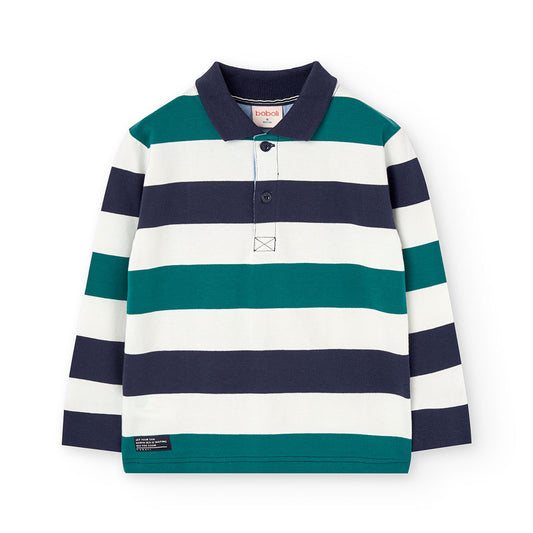 Polo piquet a righe per ragazzo -BCI