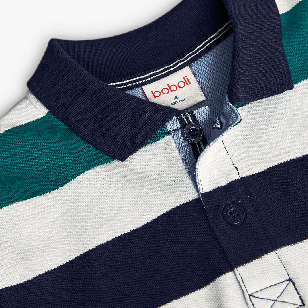 Polo piquet a righe per ragazzo -BCI