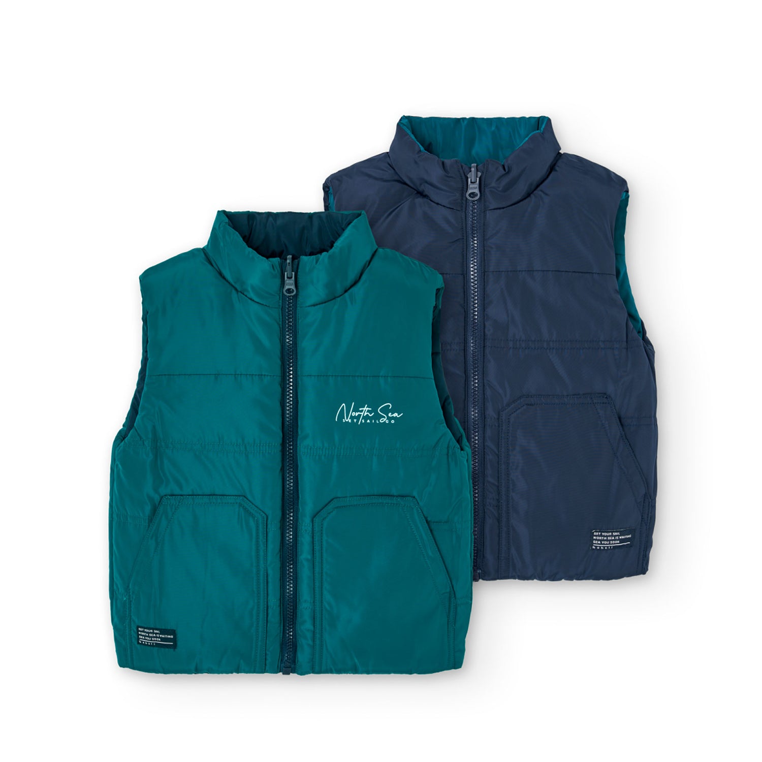 Gilet tessuto tecnico per ragazzo