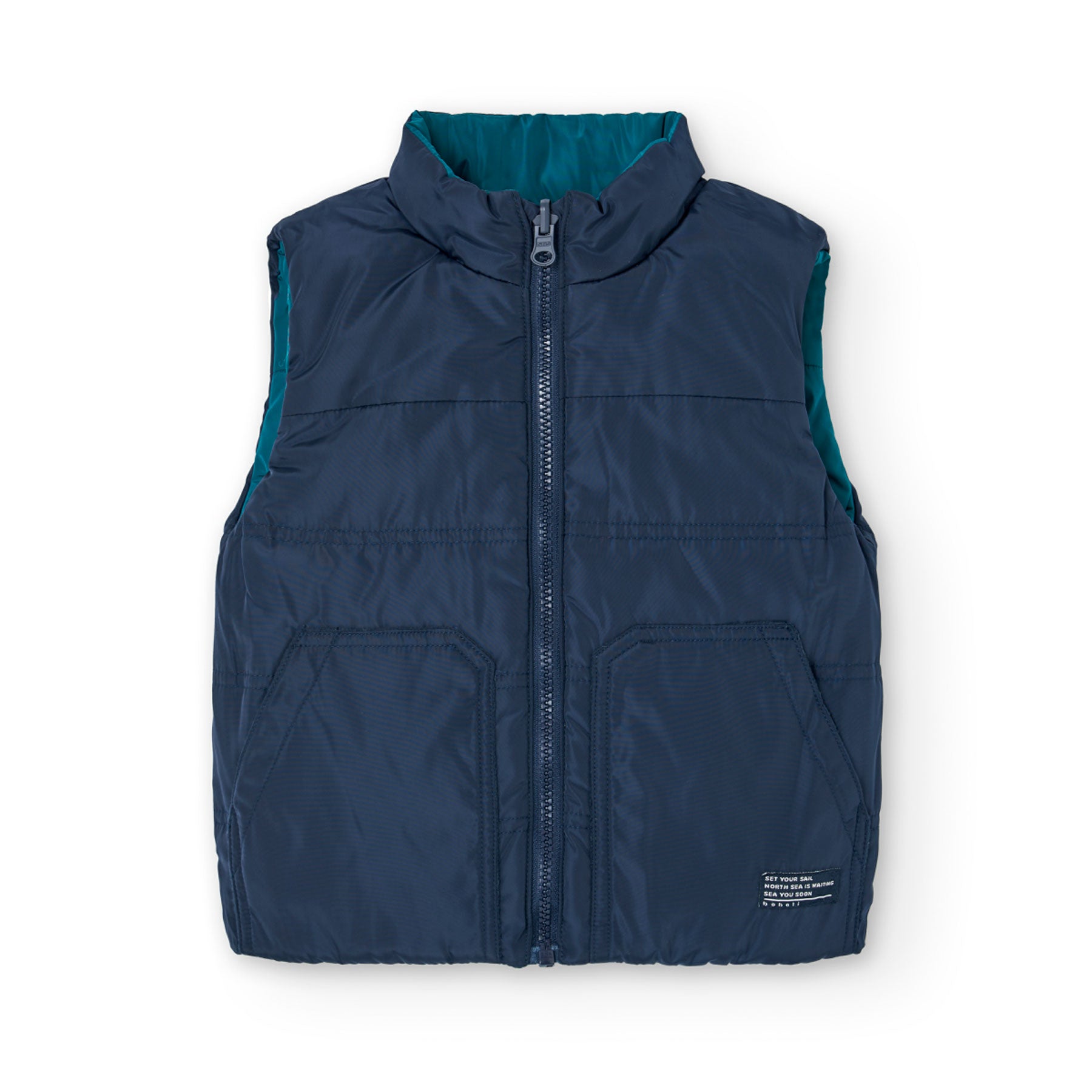 Gilet tessuto tecnico per ragazzo