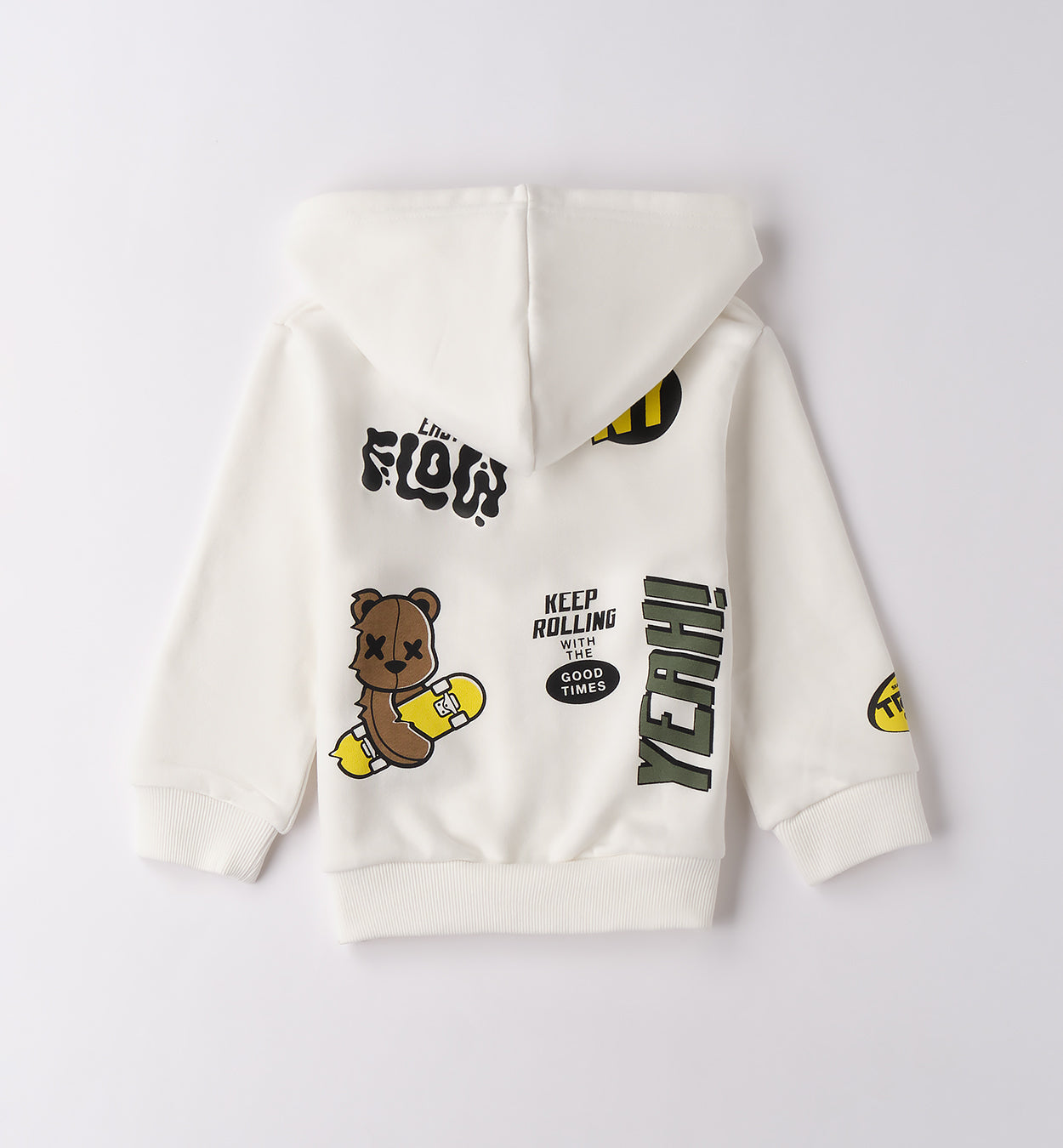 FELPA APERTA ML CON ZIP - iDO