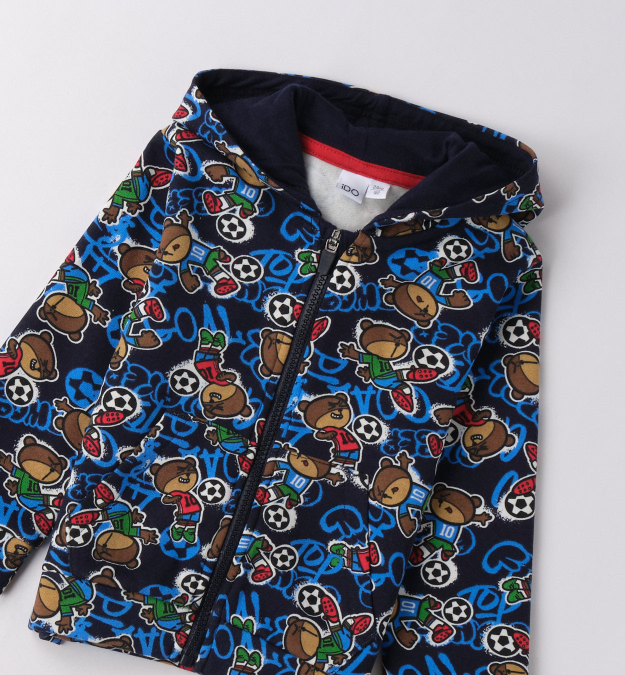 FELPA APERTA ML CON ZIP O CON BOTTONI