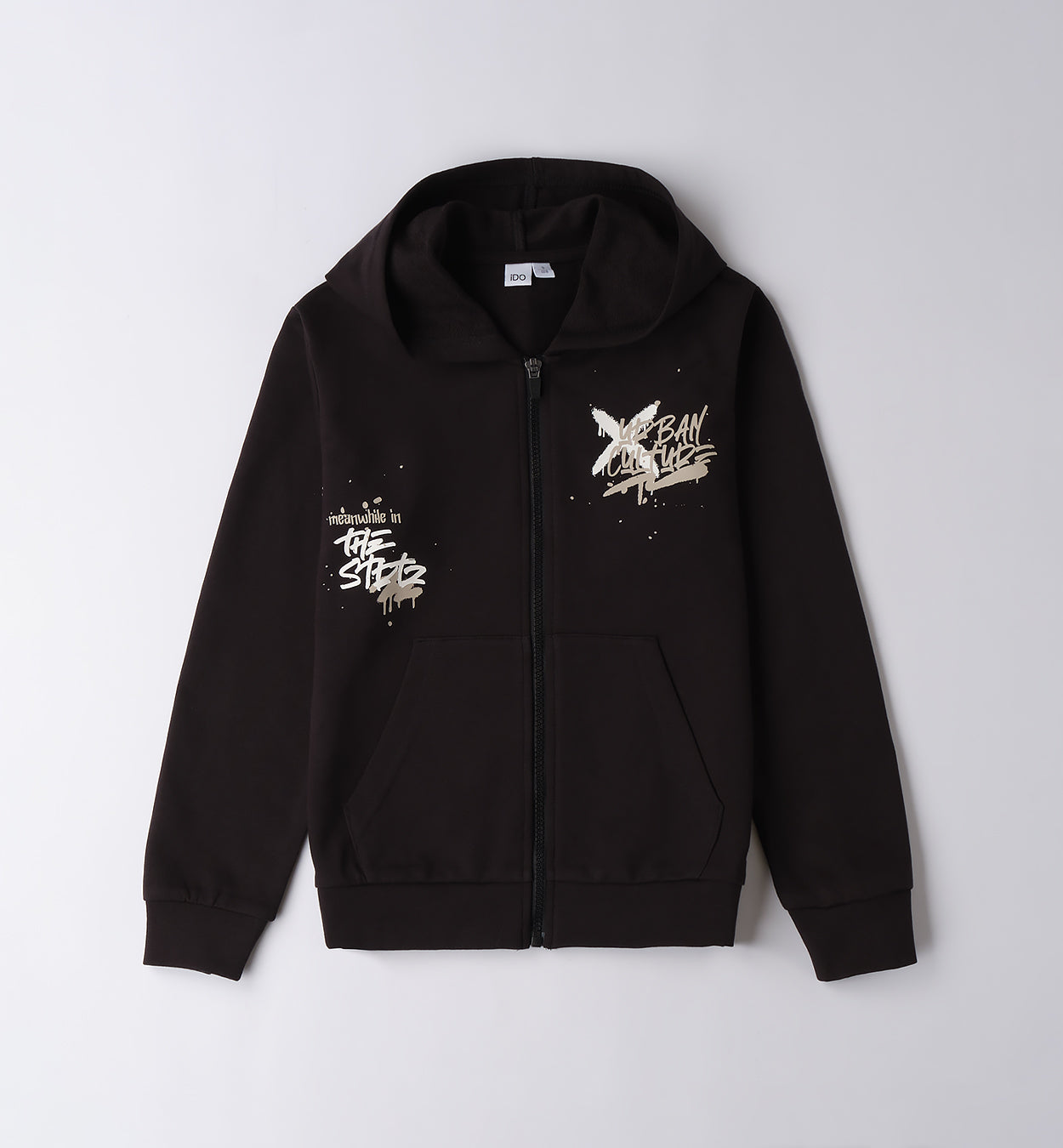 FELPA CON ZIP RAGAZZO - iDO