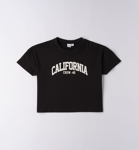 T-SHIRT NERA MANICA CORTA