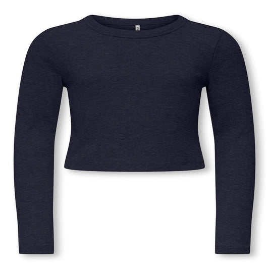 Maglietta blu Cropped - Only Kids