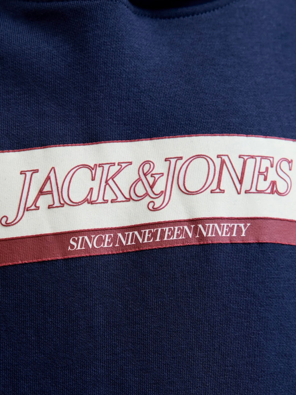 Felpa blu con cappuccio e logo - Jack & Jones