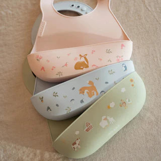 Bavaglino in silicone celeste