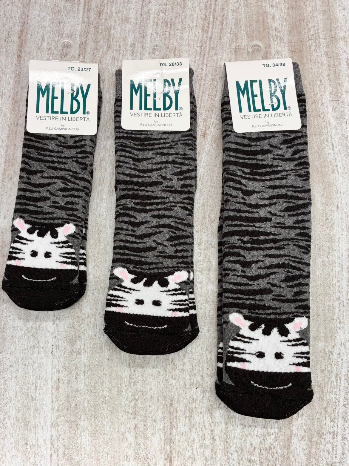 CALZINO ANTISCIVOLO ZEBRA - MELBY