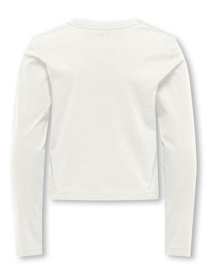 Maglietta bianca orsetto - Only Kids