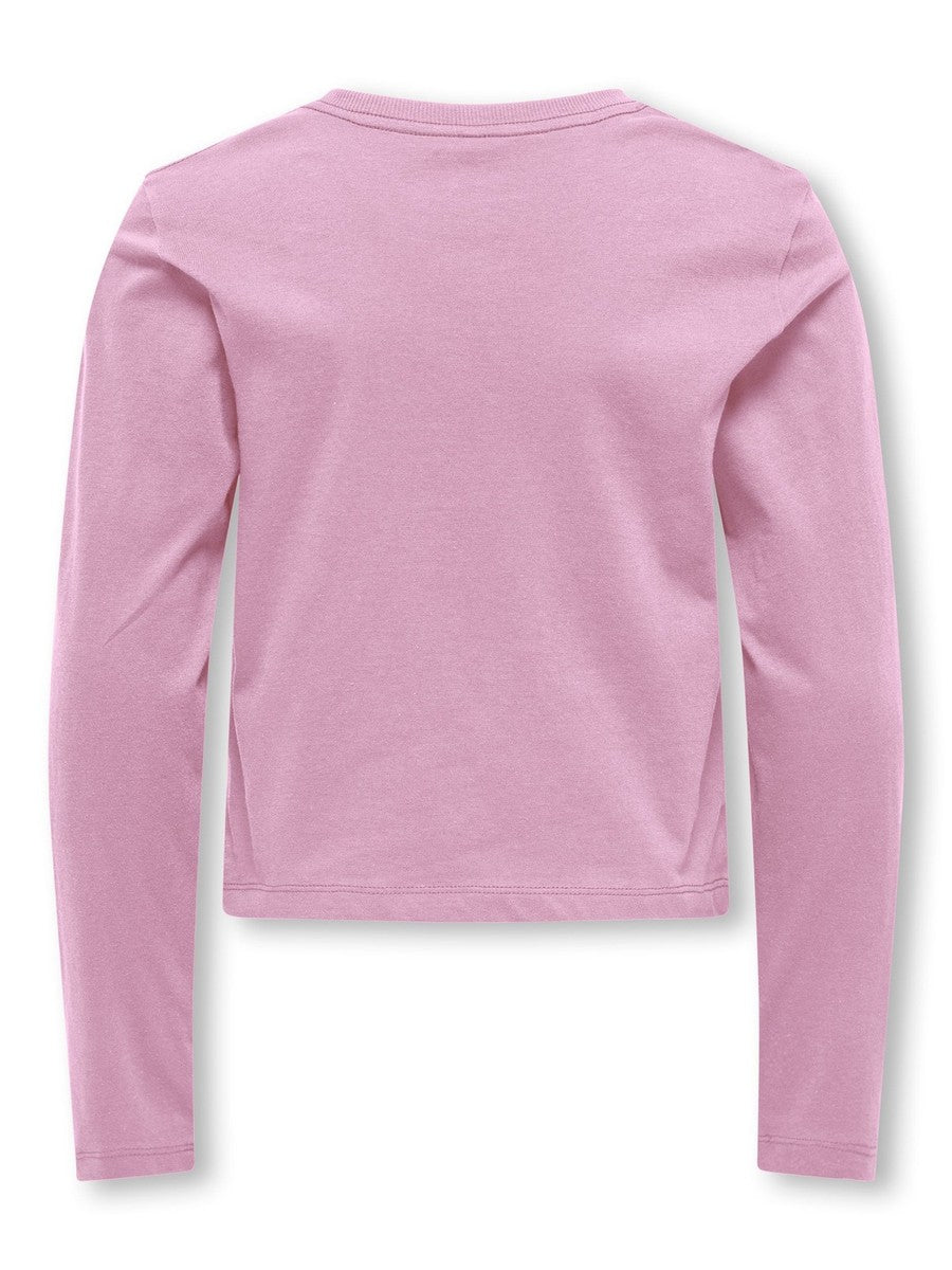 Maglietta rosa orsetto - Only Kids