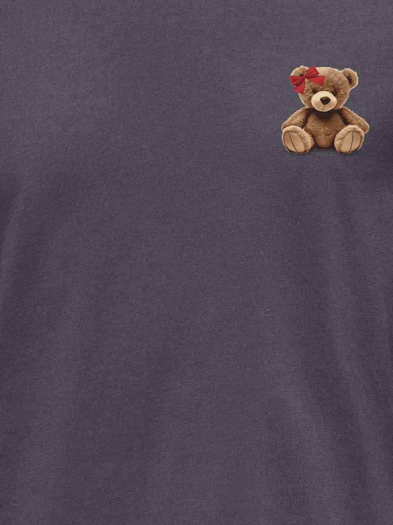 Maglietta grigia orsetto - Only Kids