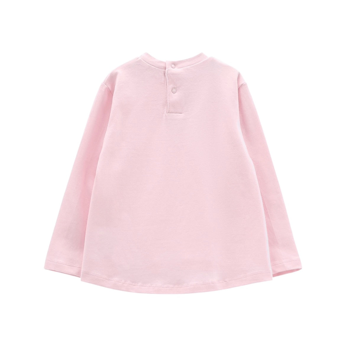 T-SHIRT ROSA IN JERSEY STRETCH BAMBINA