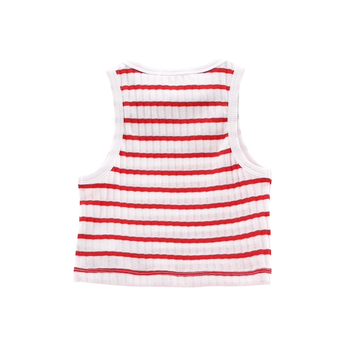 CANOTTA JERSEY A RIGHE RAGAZZA