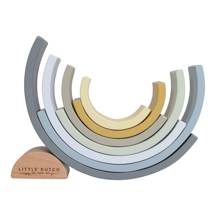 Arcobaleno in legno blu - Little Dutch