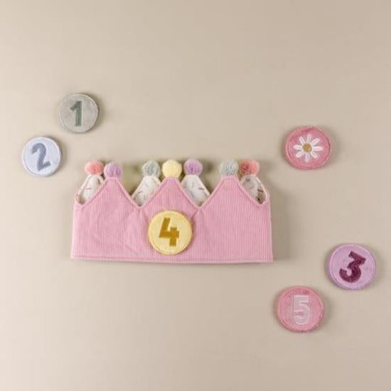 Corona compleanni rosa - Little Dutch