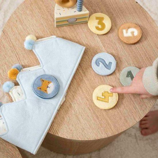 Corona compleanni celeste - Little Dutch