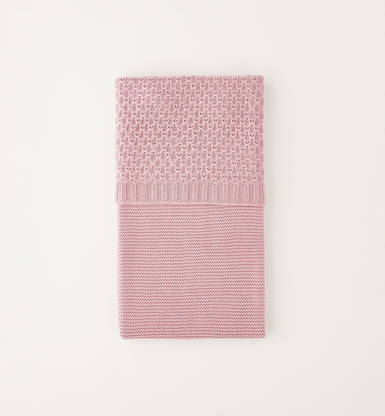 COPERTINA IN TRICOT ROSA