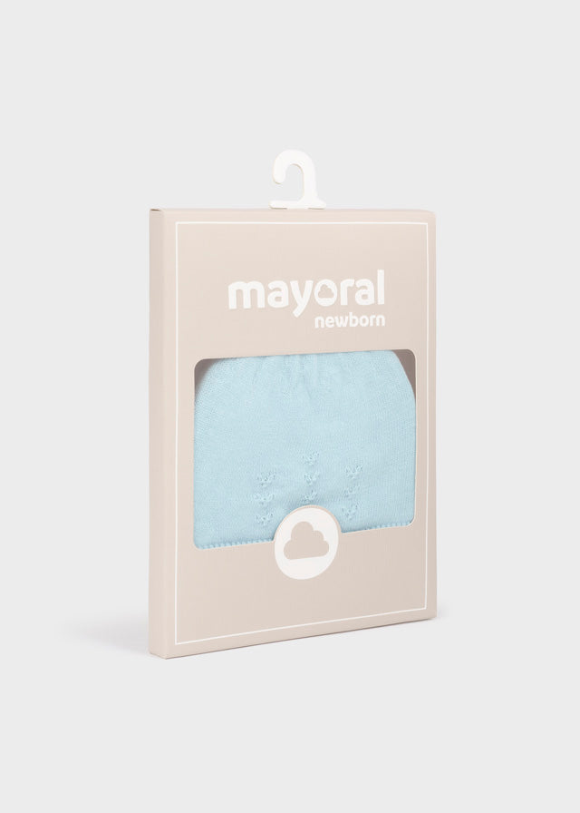 Cappellino verde in cotone - Mayoral Newborn
