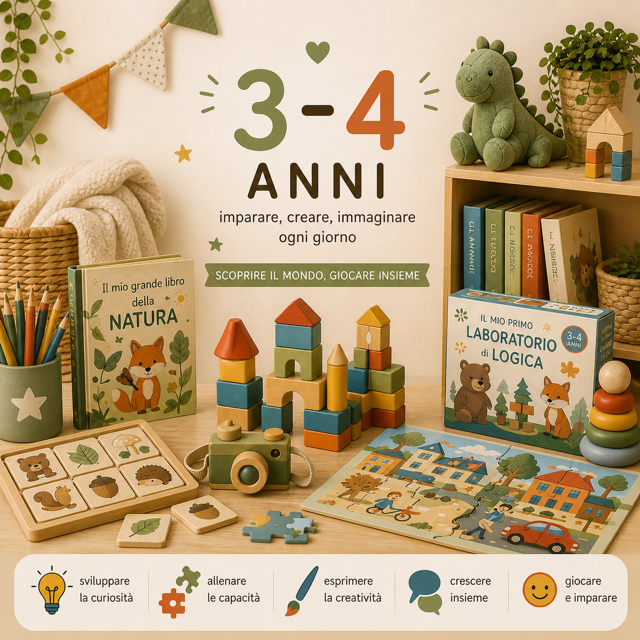 Giochi dai 3 ai 4 anni