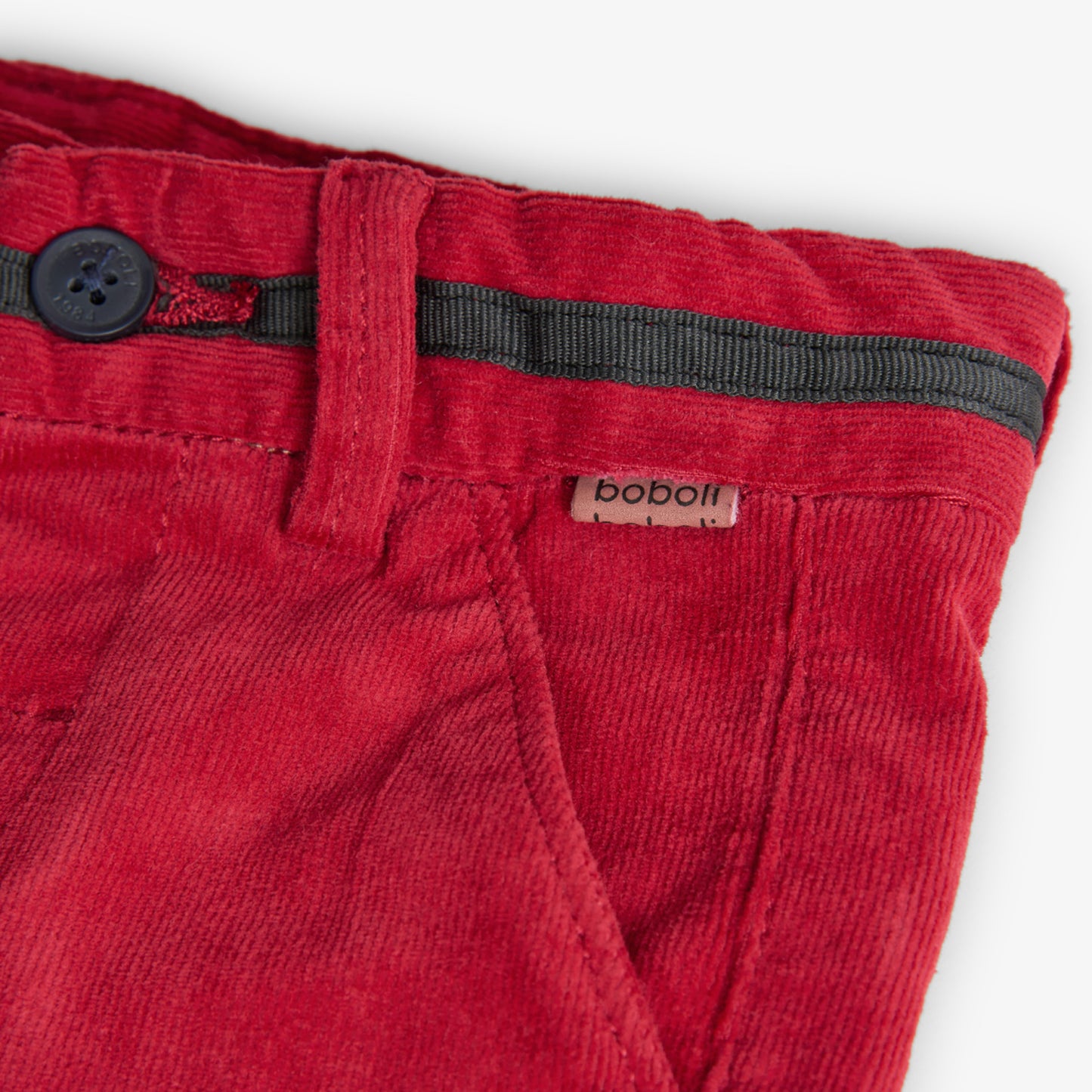 Pantaloni in velluto rosso - BOBOLI