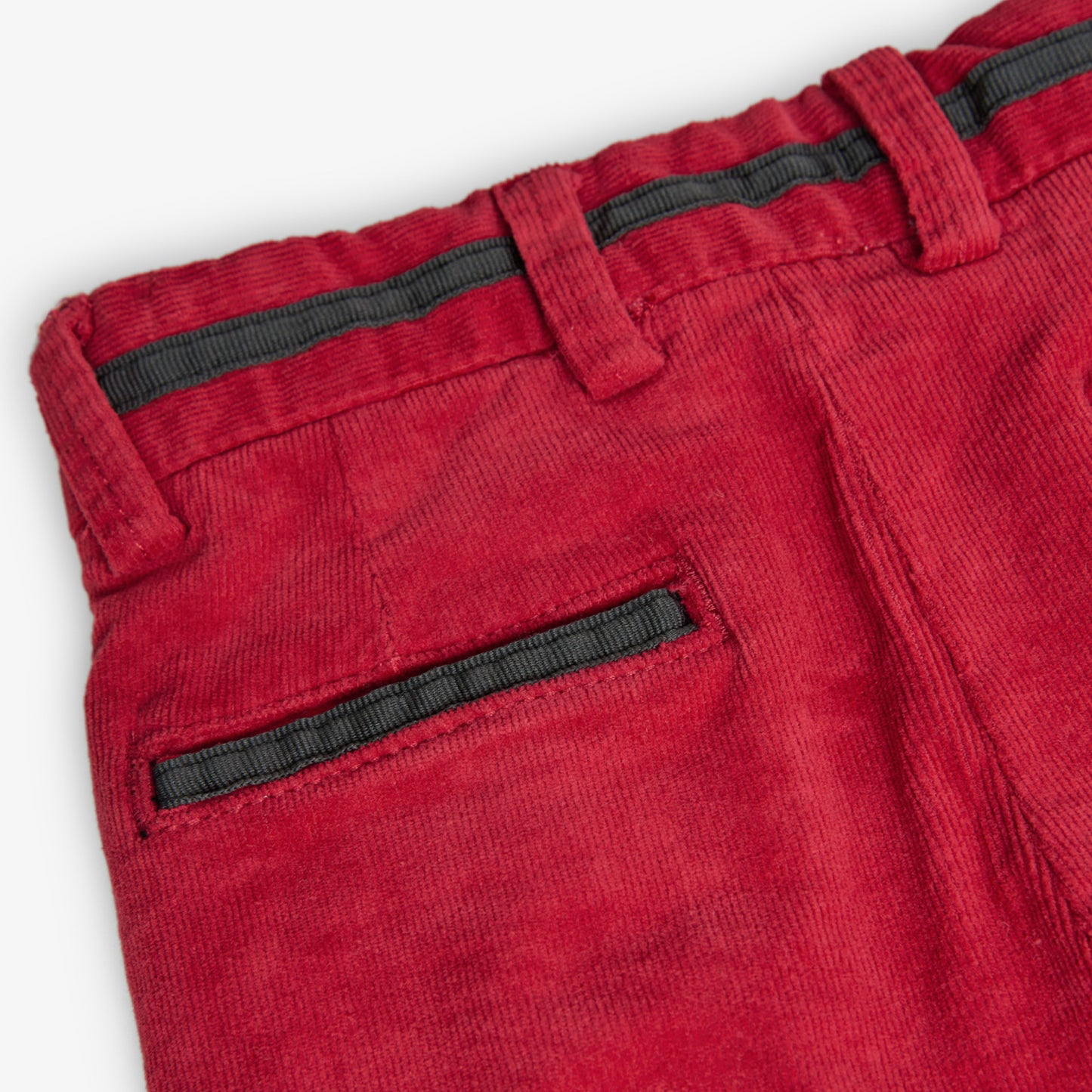 Pantaloni in velluto rosso - BOBOLI