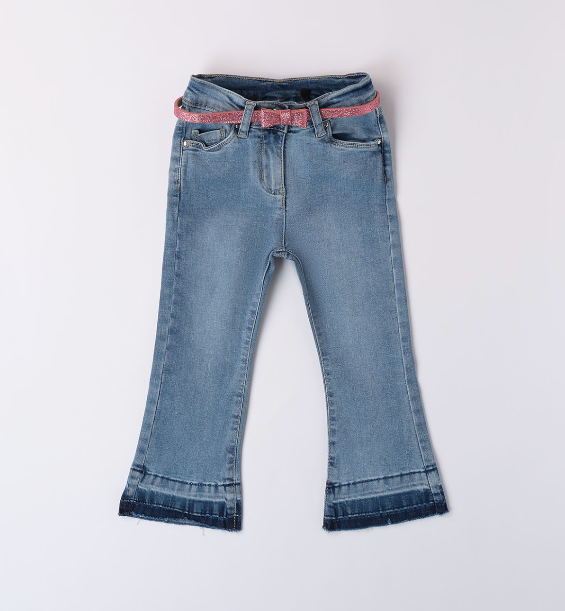 Jeans bimba con cintura a fiocco - iDO