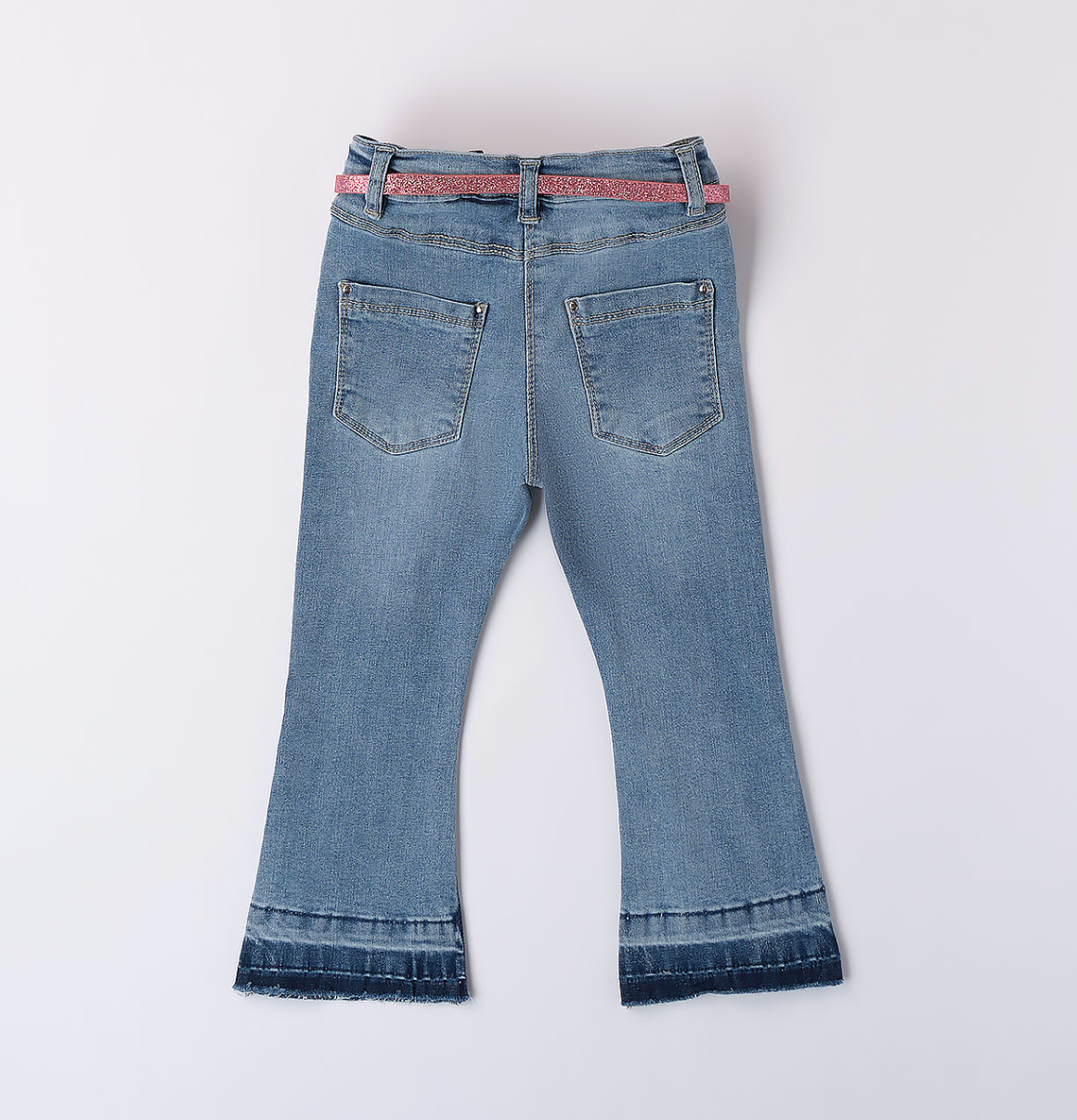 Jeans bimba con cintura a fiocco - iDO