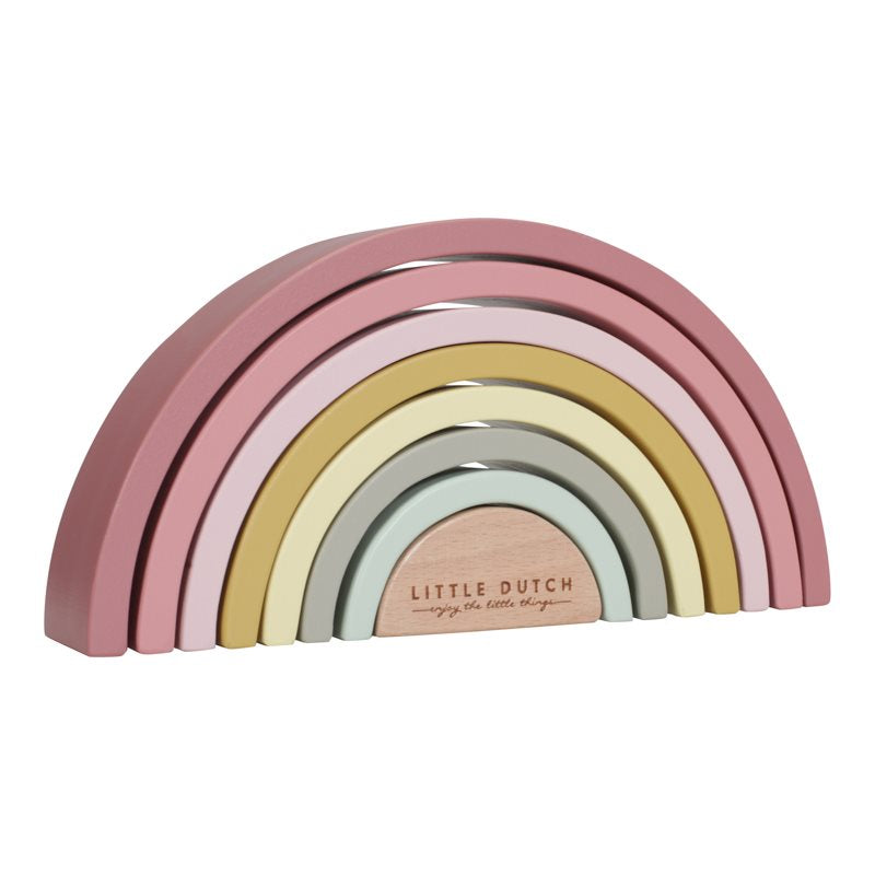 Arcobaleno in legno Pink - Little Dutch