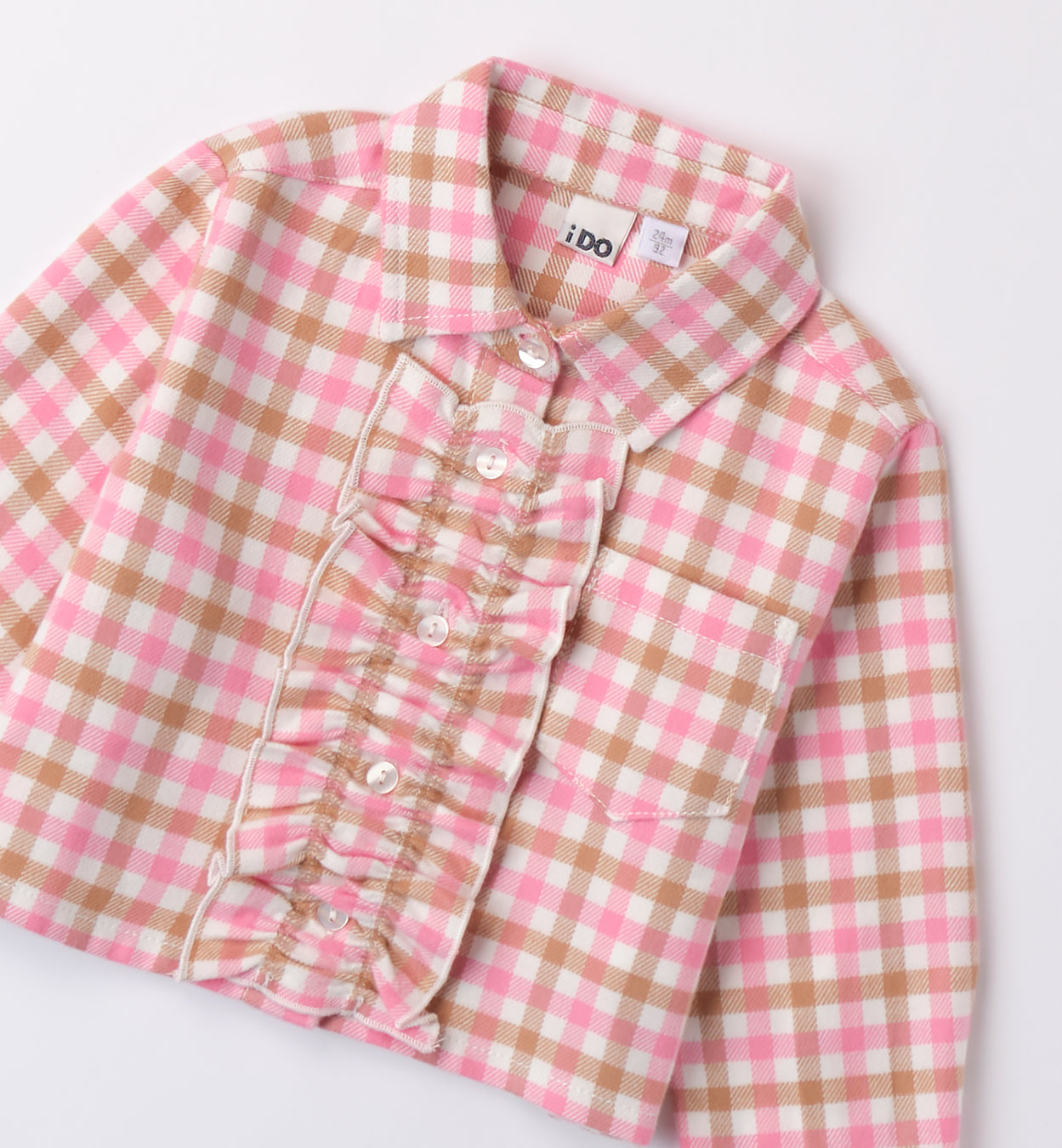 Camicia a quandri bimba - iDO