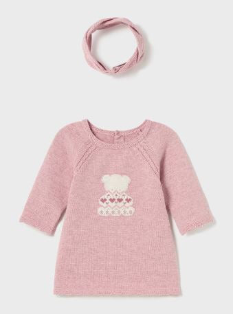 Abito in tricot con fascia - Mayoral Newborn